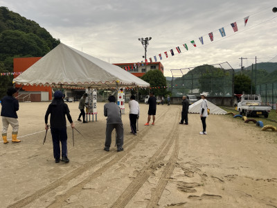 運動会当日の準備 (4)