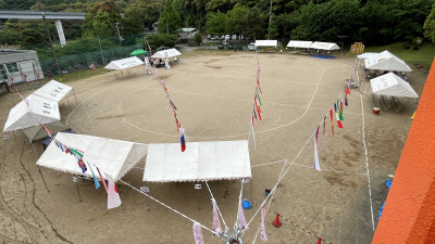 運動会当日の準備 (1)