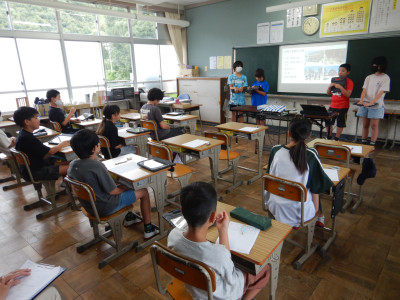 6年生総合修学旅行の発表練習 (2)