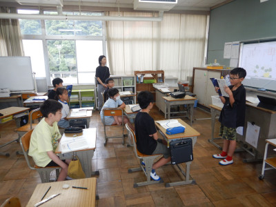 4･5年生国語詩かぼちゃのつるが音読 (1)
