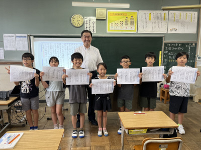 椿原先生／4・5年生国語 ／あせの役わり (54)★