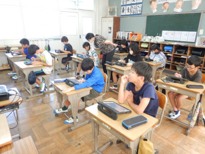 5・6年生総合的な学習の時間／牛鬼について調べよう (4)