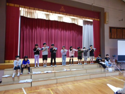 2・3年生リコーダー、鍵盤 (3)