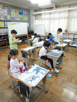 4年生図画工作読書感想画