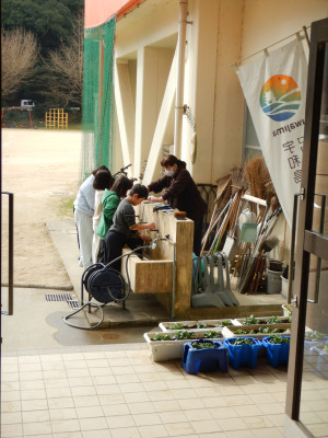 泉水谷水族館の手入れ (1)