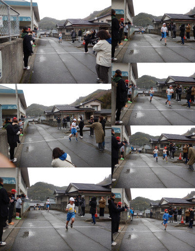 校内マラソン大会中学年ゴール