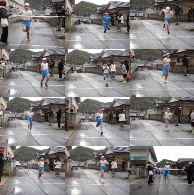 校内マラソン大会高学年ゴール