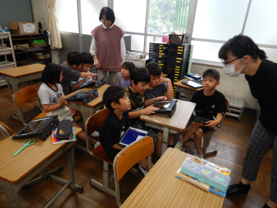 1・2年生生活科町探検のまとめ (3)