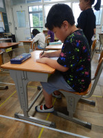 2年生児島妃慧姿勢