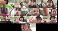 Zoom朝の会の画面