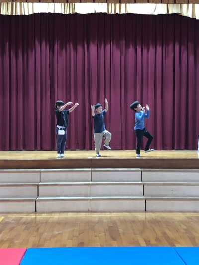 1年生学習発表会準備