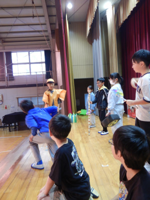 4年生学習発表会の練習