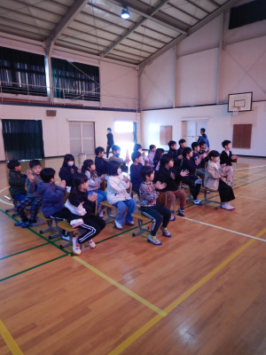 卒業式の練習／全校練習 (3)