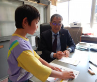 校長室での九九チェック (3)